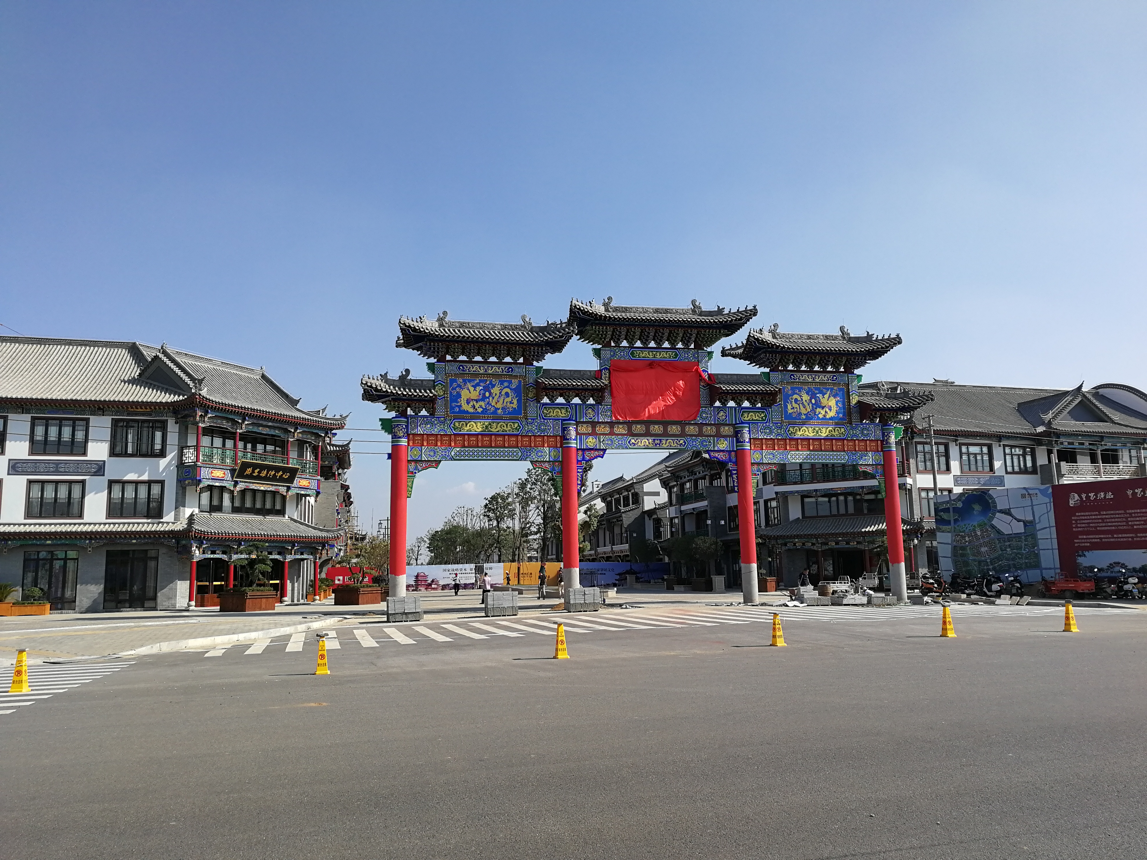 驻马店皇家驿站商业街加固工程